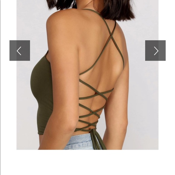 Windsor Tops - Lace up top